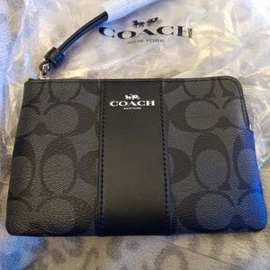 Coach Black Wristlet